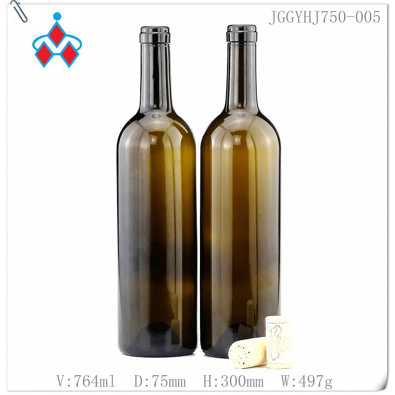 Clear Glass Bordeaux Wine Bottle price