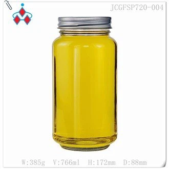 برطمانات عسل زجاجية صغيرة